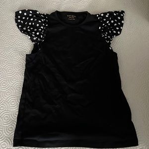 Kate Spade flutter sleeve top